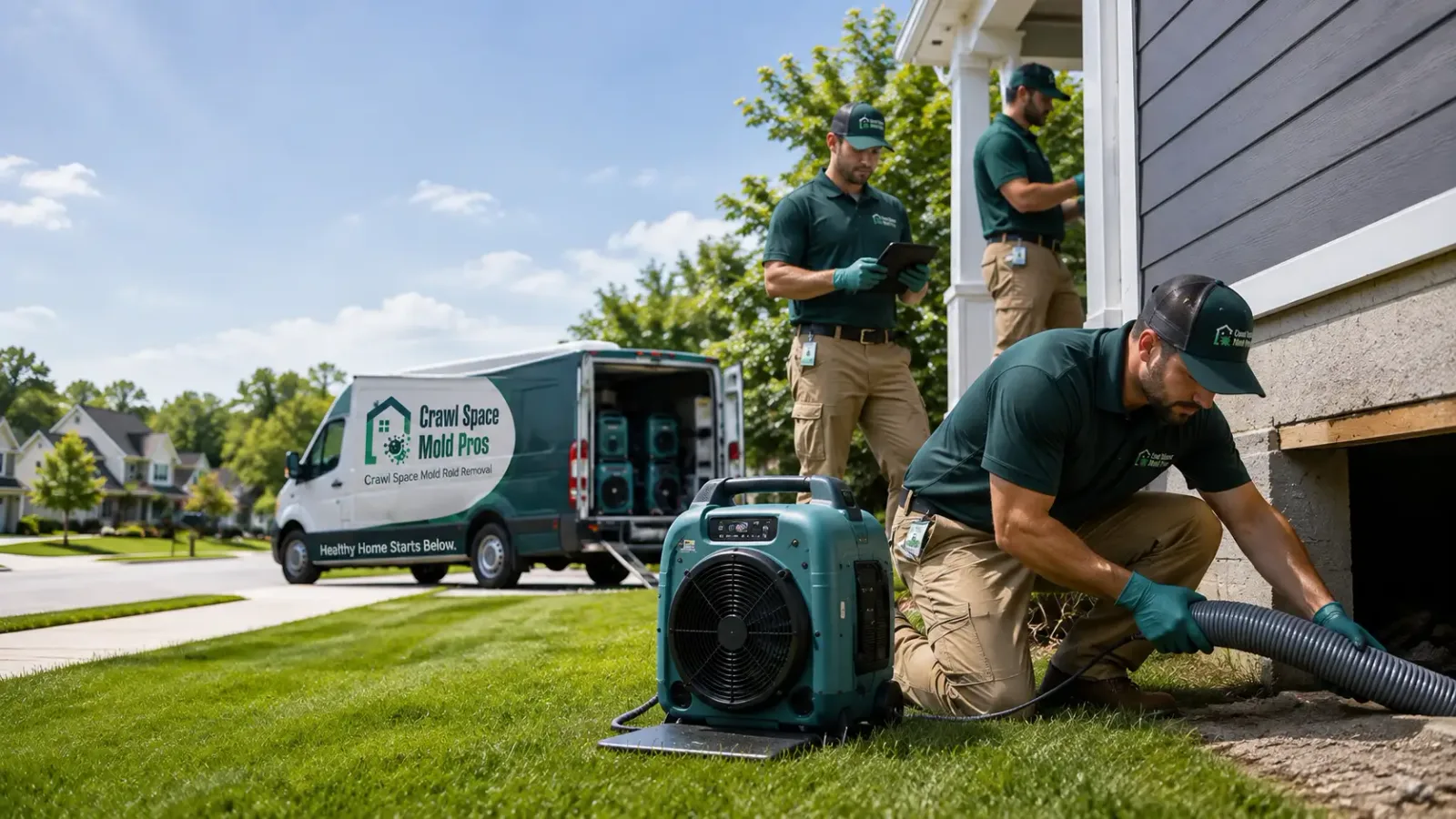 Crawl Space Mold Removal in Lakeview, OR